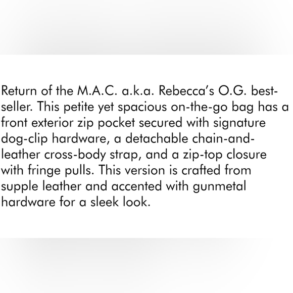 Rebecca Minkoff Mini MAC Crossbody - Picture 9 of 9